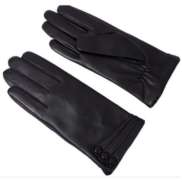 Ladies Leather Black | TouchGlove