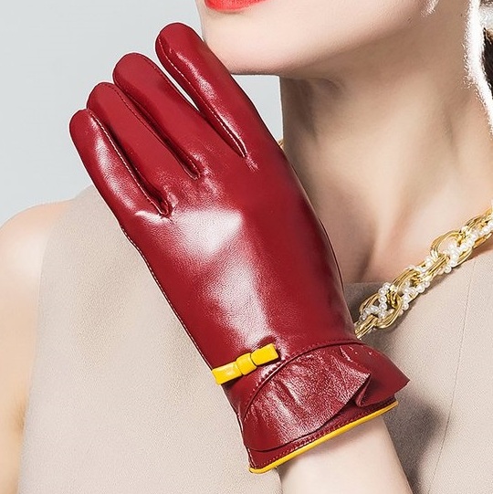 Ladies Leather Coloured